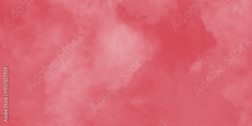 Abstract design with pink wall background in illustration design . Red and white ink effect water color illustration. Cloudy smoke color explosion dust grain texture abstract sky watercolor vintage bg