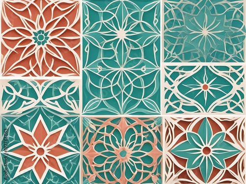 Abstract Arabic concept pattern banner 