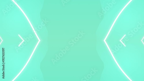 Symmetrical design elements on a vibrant background create a visually appealing composition with geometric shapes
