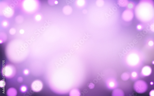 Purple Pink Abstract Bokeh Background with Soft Glowing Lights and Blurred Gradient, Background decoration