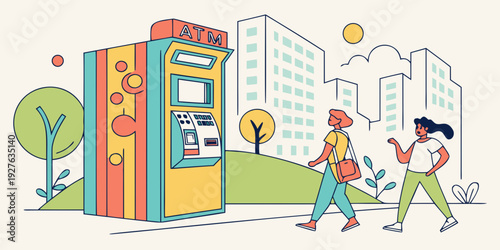 Children enjoying a day at the library with colorful books and educational activities Vector