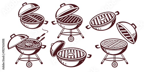 A delightful assortment of various types of bread arranged neatly in a row. Vector