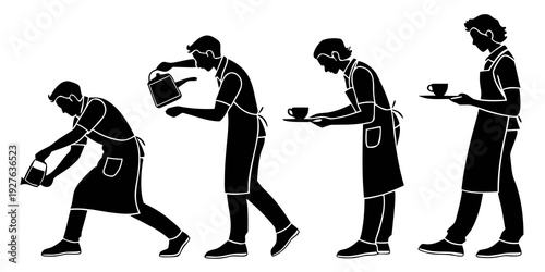 Evolution of humans using technology from ancient times to modern day Vector