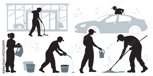 Evolution of human activities from hunting to modern sports Vector