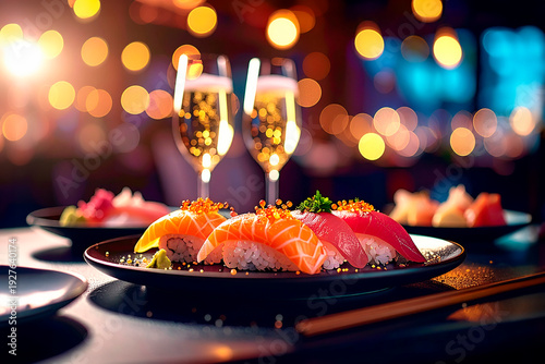 Sushi with vegetables