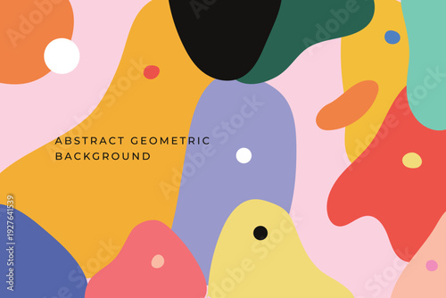 abstract background with geometric shapes