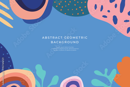 abstract background with geometric shapes