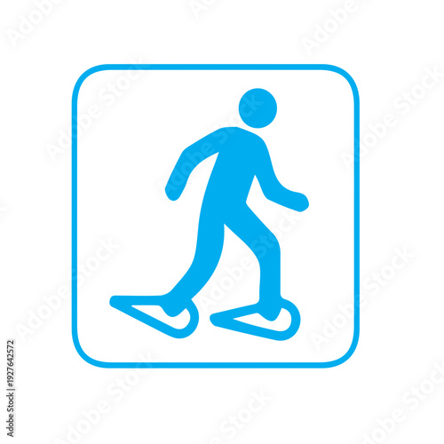 Snowshoeing Activity Symbol