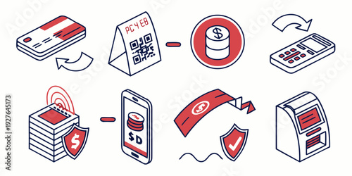 A visual representation of the process of sending and receiving packages through a courier service Vector