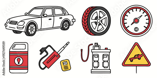 Important rules and regulations for safe and responsible driving on the road Vector