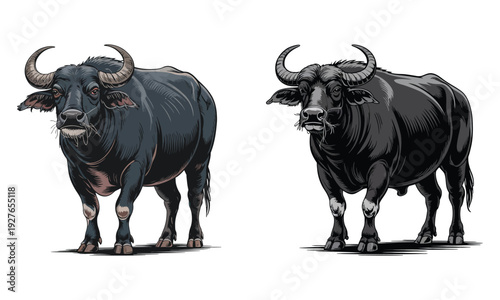 Domestic water buffalo