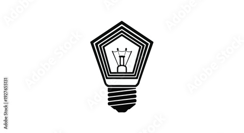 Dynamic light bulb graphic for sparking new concepts and innovative problem-solving