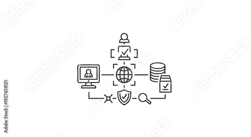 Digital Network Security and Data Management System.