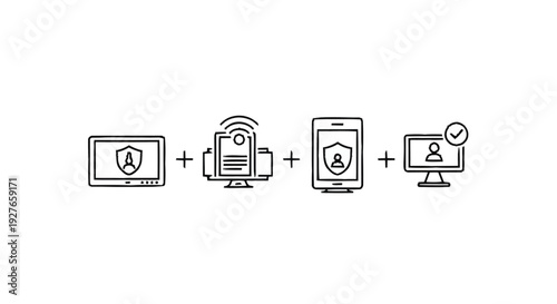 Digital Security and Data Protection Across Devices.