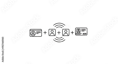 Digital Identity Sharing Between Two People Via Technology.