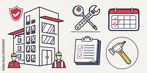 Organize your schedule with these essential tools and techniques Vector