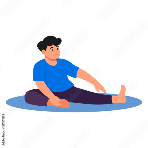 Stretching Exercises Illustration
