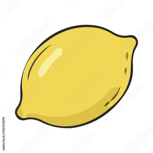 Cartoon Lemon Illustration