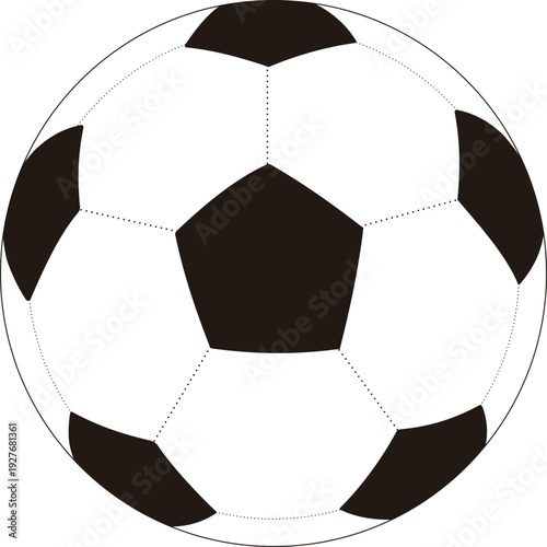 サッカーボールのイラスト