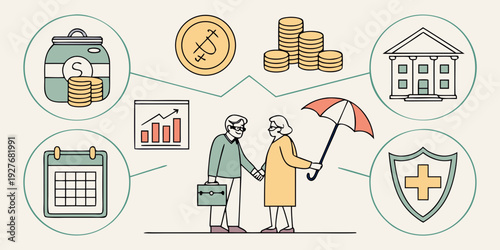 A diverse group of people engaging in various activities and professions. Vector