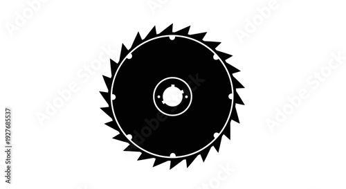 Circular Saw Blade with Sharp Teeth.