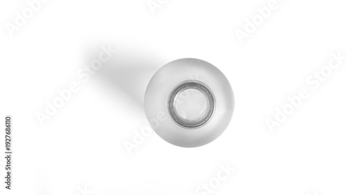 A bottle of vodka on a white background. High quality photo