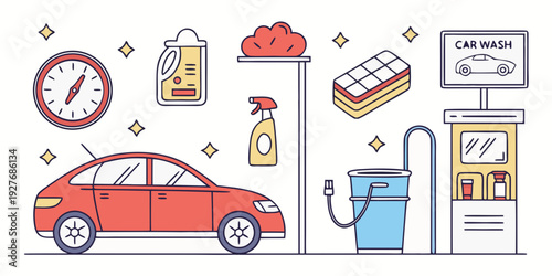 A vibrant illustration showcasing various aspects of personal finance and budgeting Vector