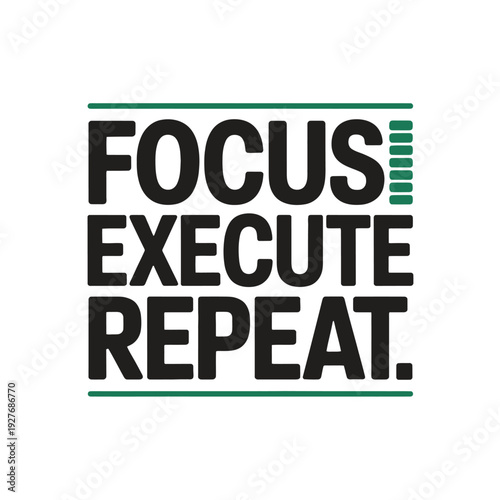 A motivational poster with a focus on productivity and success