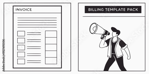 Business documents and marketing tools for effective communication and management Vector