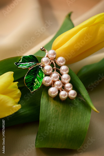 Quadro em tela costume jewellery