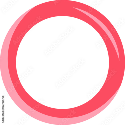 Red Awareness Ring Icon