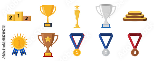 Trophy Cup Illustration