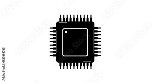 Central Processing Unit Electronic Component.