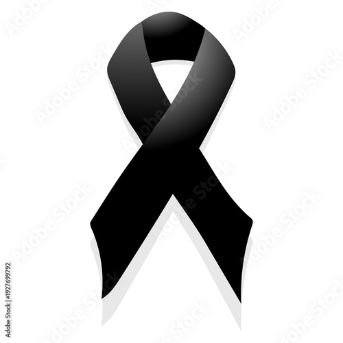 Black Morning Ribbon