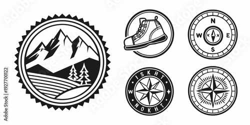 A collection of ancient coins from various civilizations displayed in a row Vector