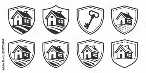 A collection of various symbols and icons representing different concepts and ideas Vector