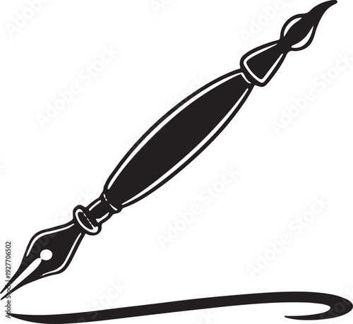 Ornate arabic style incense burner decorative object black silhouette on a transparent background