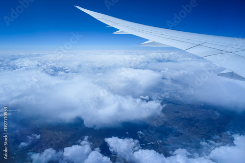 view from airplane window