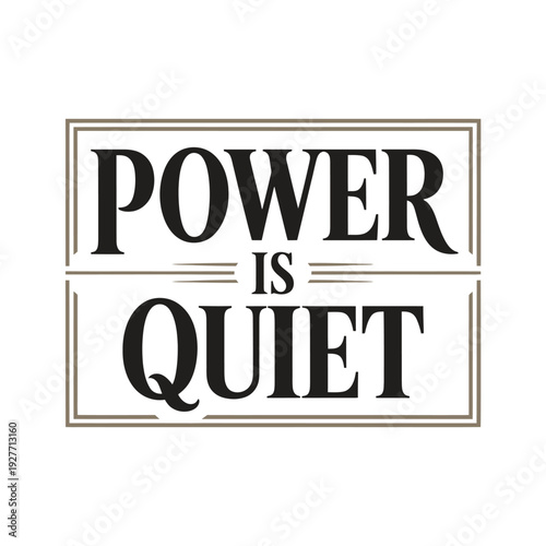 A powerful quote about inner strength and confidence in a simple design