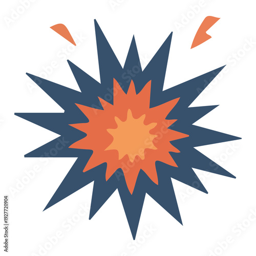 Explosion Icon Graphic
