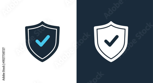 Free Download Security shield check icon set flat design vector illustrationBlue icon set - Modern style icon - Vector icon set - Glyph and solid icon set - Icon vector - Flat Design Icon - line icon set - GFXLoad