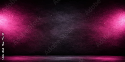 An abstract purple grunge background featuring dark textured paper and aged paint patterns with subtle smoke effects for a vintage wall backdrop design