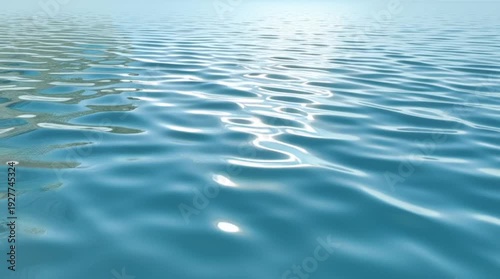 Close-up view of clear blue water surface with gentle ripples