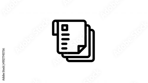 document animated icon