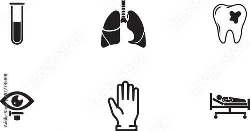 Medical Icons Set and Healthcare Icon 