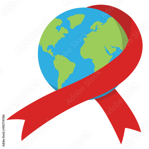 Global Health Awareness Ribbon