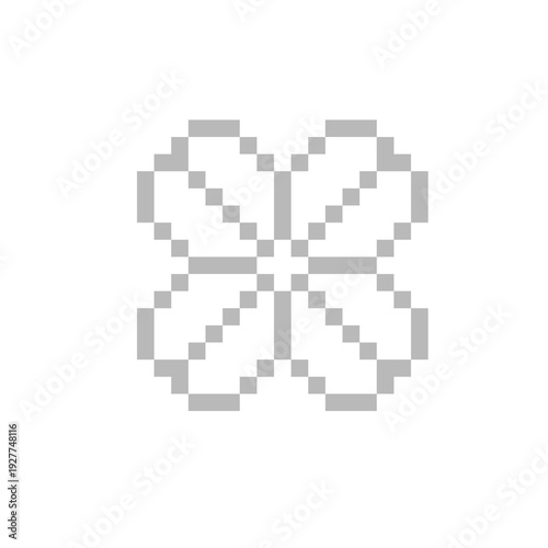 Four Leaf Clover Pixel Art