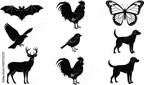 Surfer, surfing, silhouette, man, board, water, sport, summer, beach, wave, ocean, lifestyle, activity, carrying, surfboard, flavector, vector, illustration, collection, set,