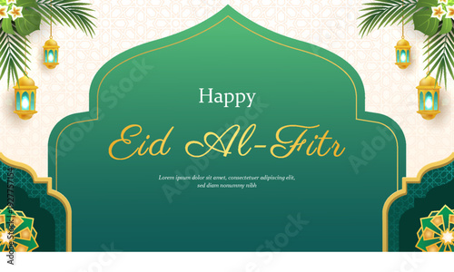Eid Mubarak Celebration Background Design