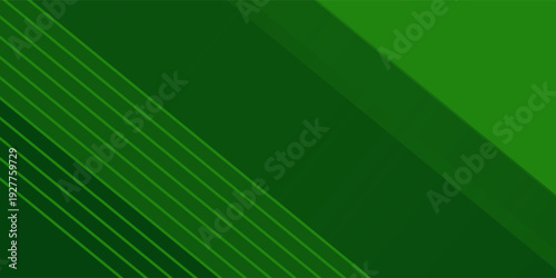 Abstract green sporty background template vector with shiny lines and lights. Green background with strong pattern design.Eps10 vector